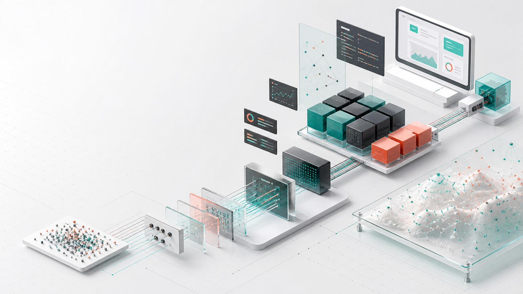 A connected software, data, and artificial intelligence system